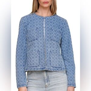 NWT Bagatelle Textured Denim Jacket S